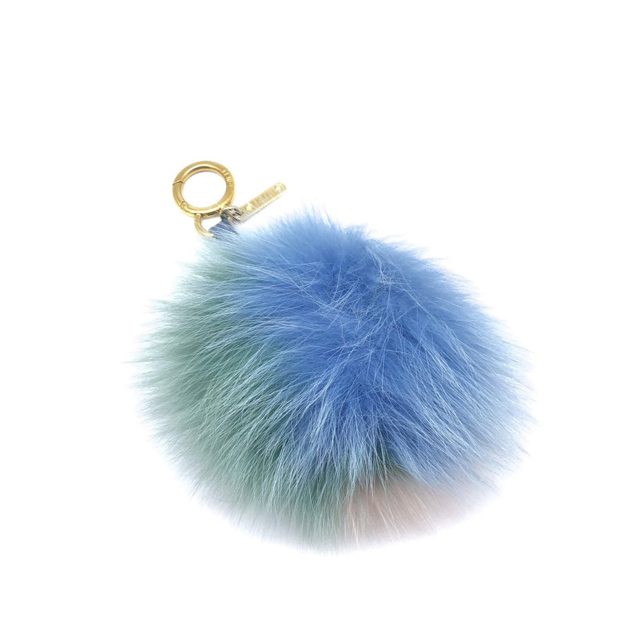 Fendi Fur Keyring with Vibrant Multicolored Design by Fendi