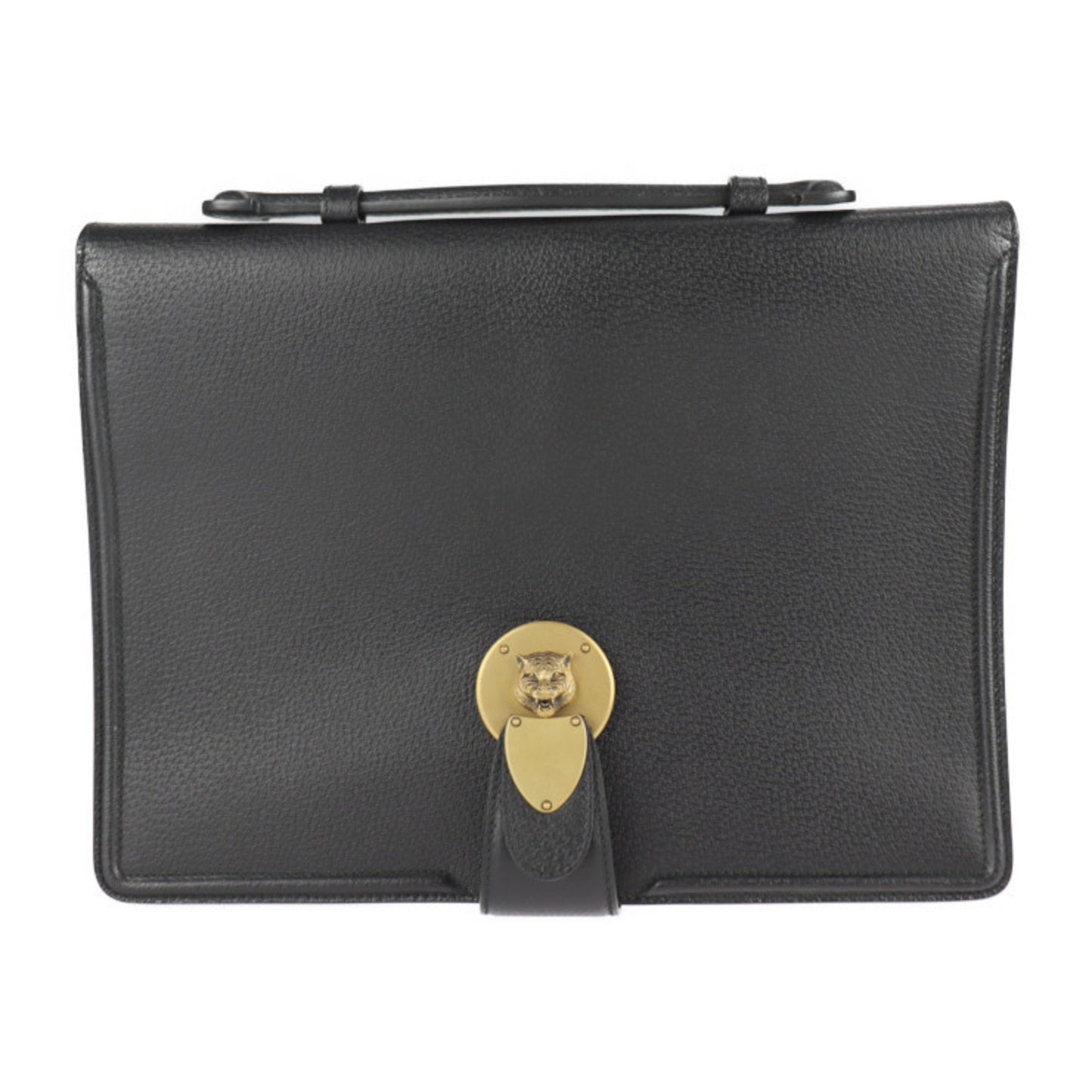 Gucci Black Leather Clutch