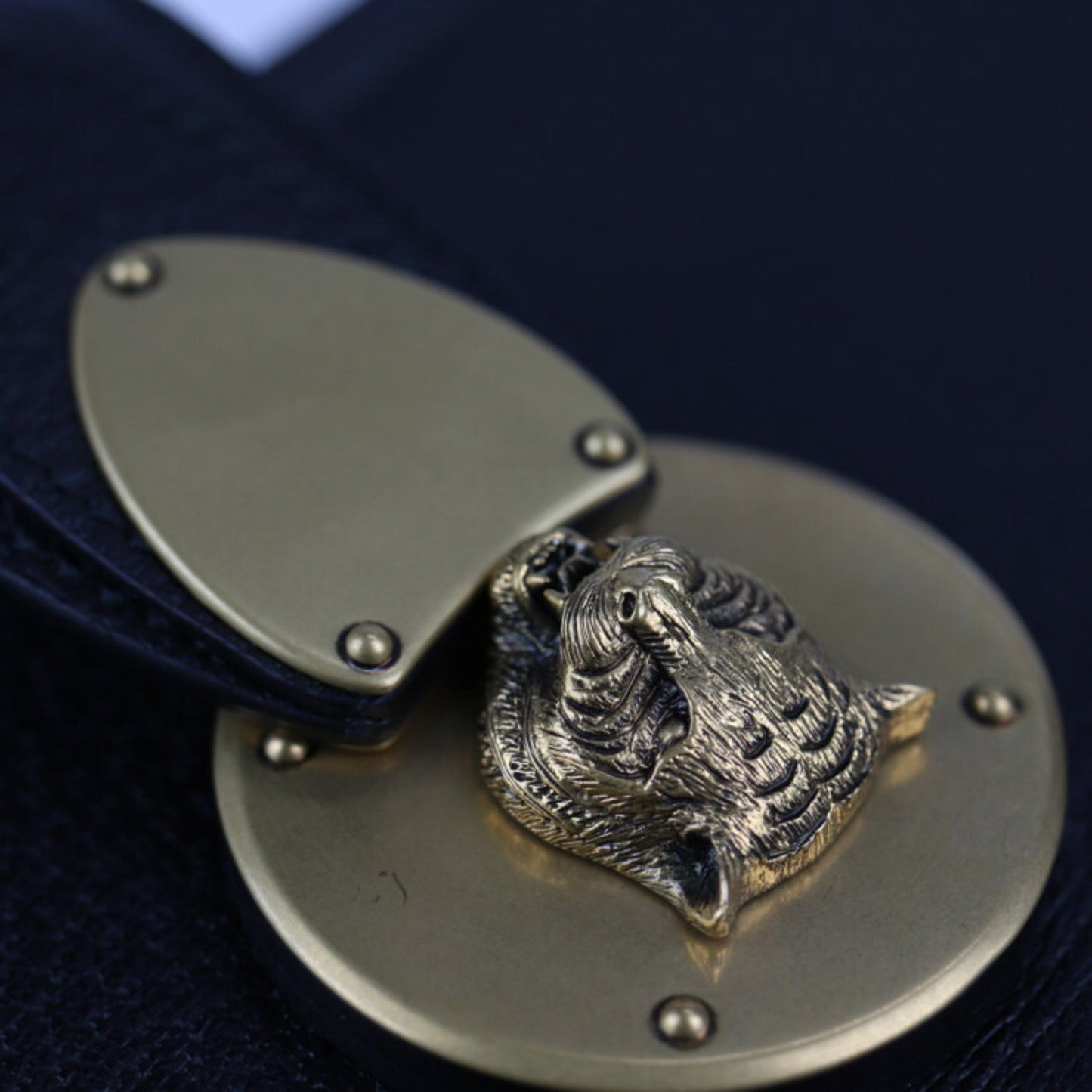 Gucci Black Leather Clutch