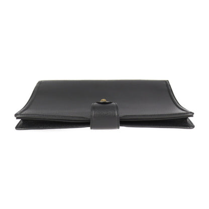 Gucci Black Leather Clutch