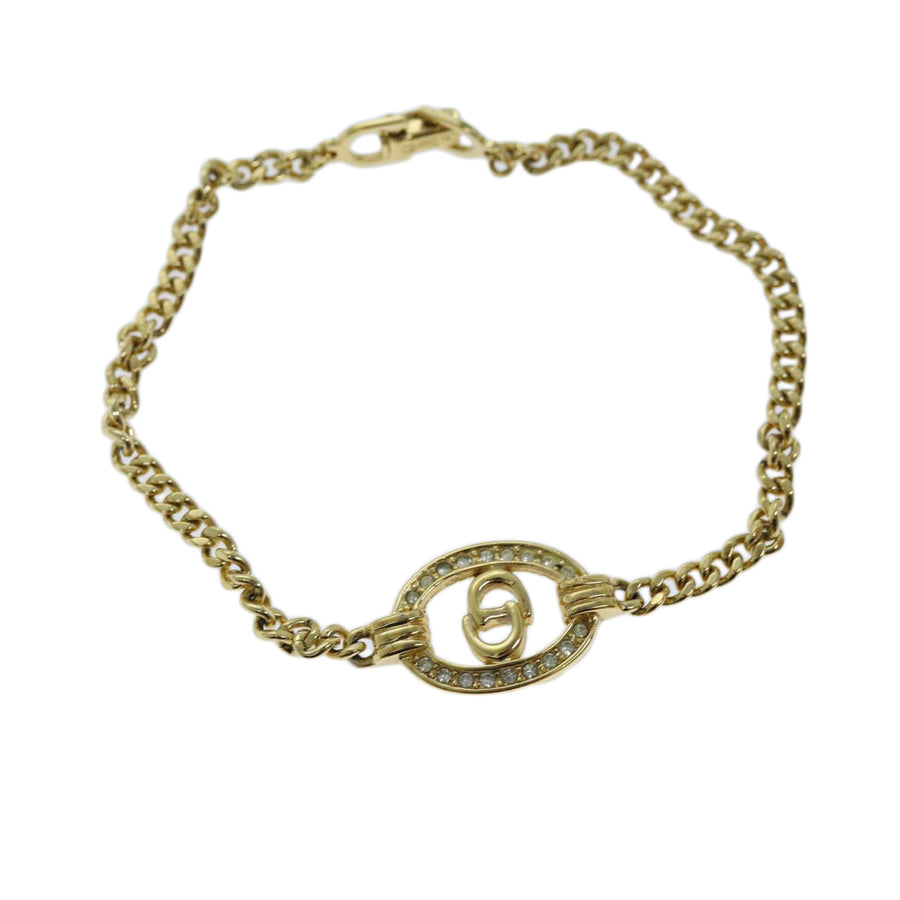Dior Gold Metal Bracelet by Dior - 19.5cm Total Length
