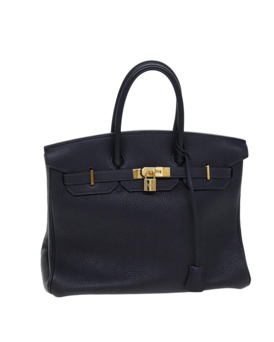 Hermes Birkin 35 Togo Leather Handbag