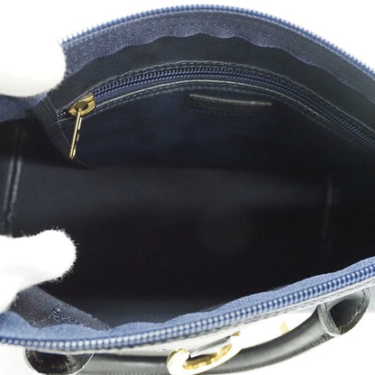 Dior Blue Canvas Handbag