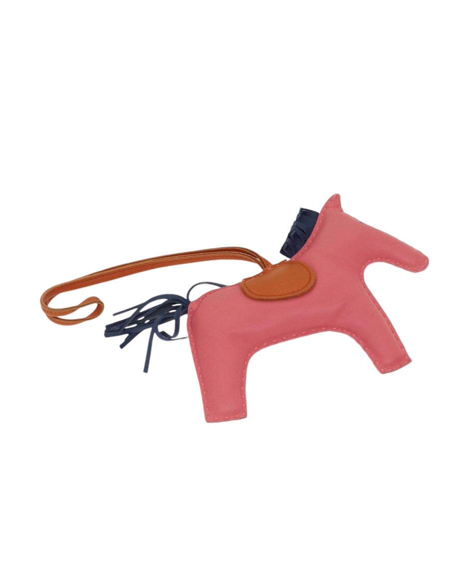 Hermes Horse Charm Pink Leather