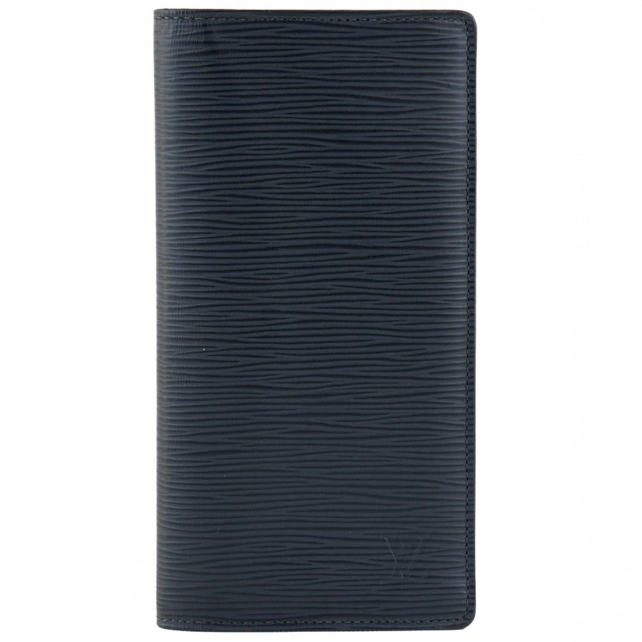 Louis Vuitton Blue Leather Brazza