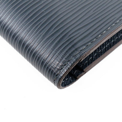 Louis Vuitton Blue Leather Brazza