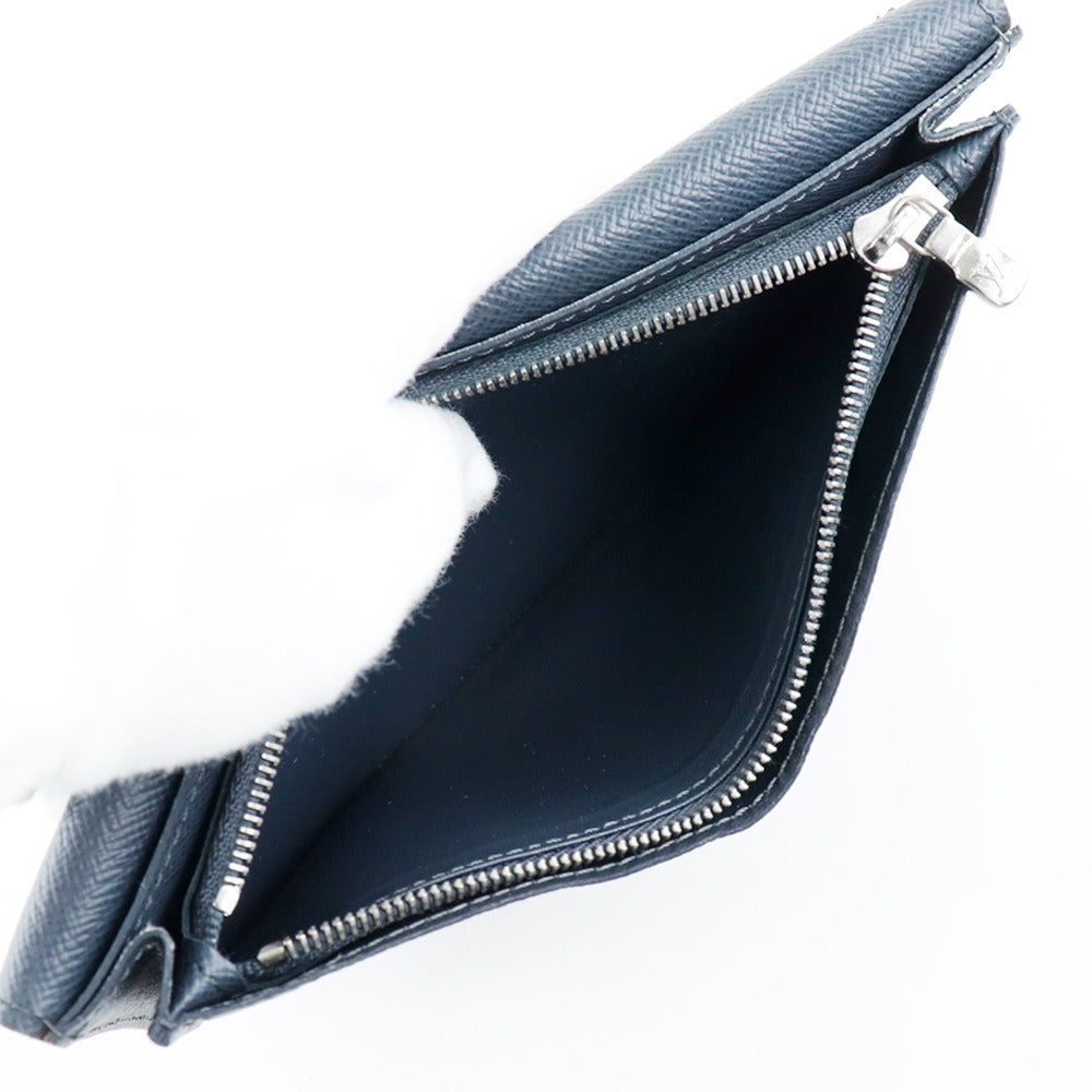 Louis Vuitton Blue Leather Brazza