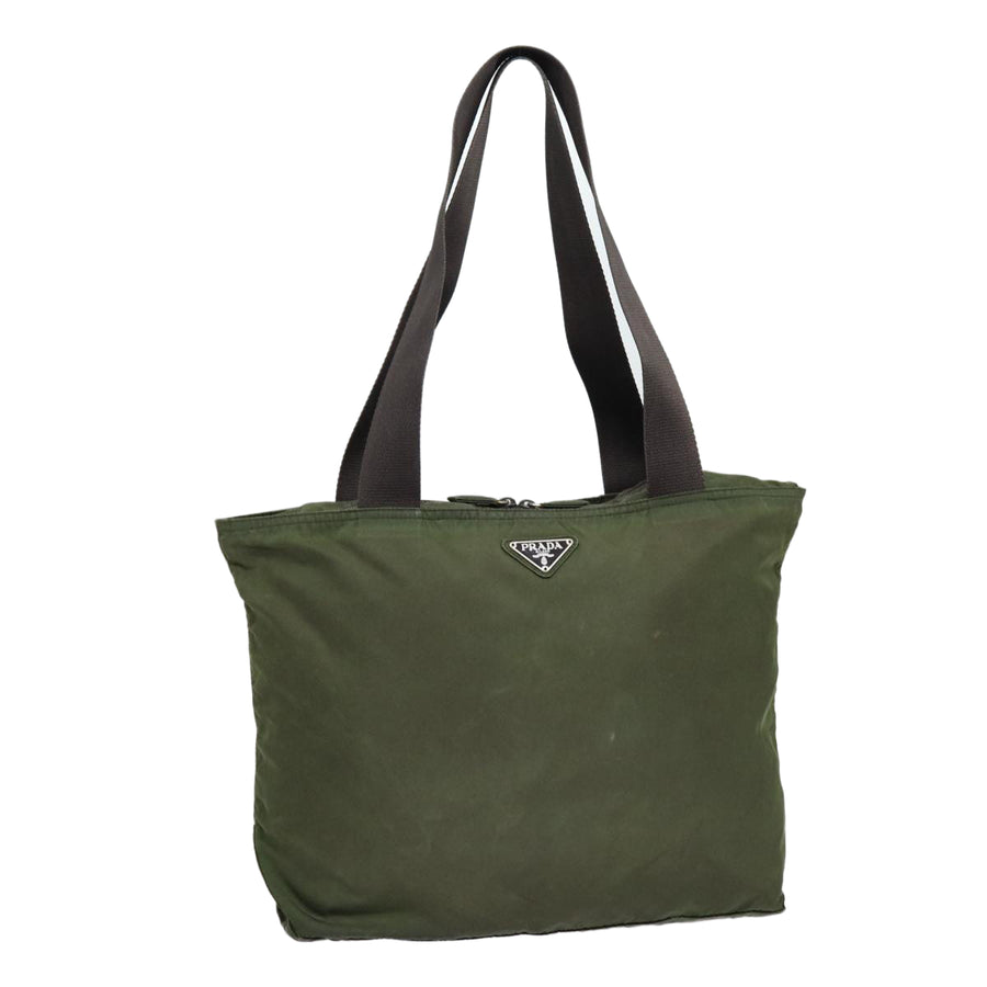 Prada Prada Tessuto Tote Bag Olive Green