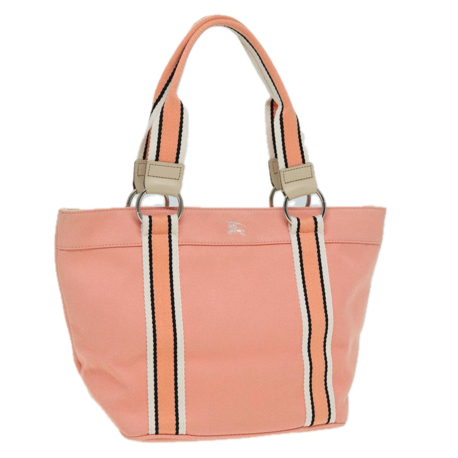 Burberry Peach Canvas Tote Bag