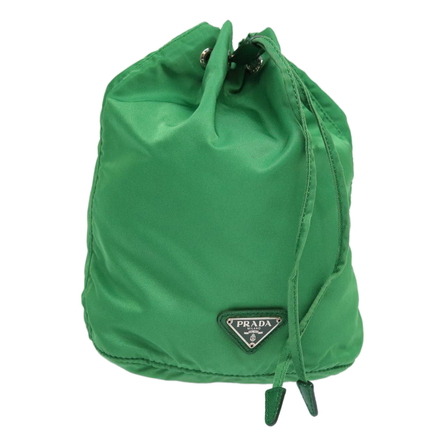 Prada Prada Drawstring Bag  Green Nylon