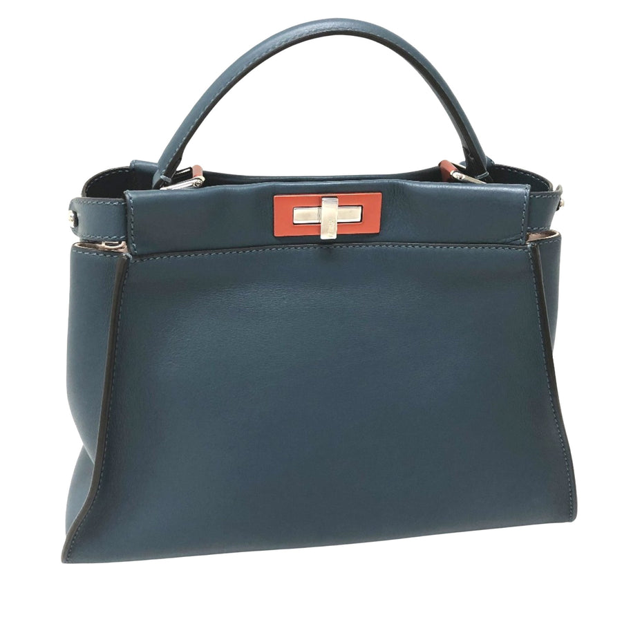 Fendi Peekaboo Small Leather Handbag