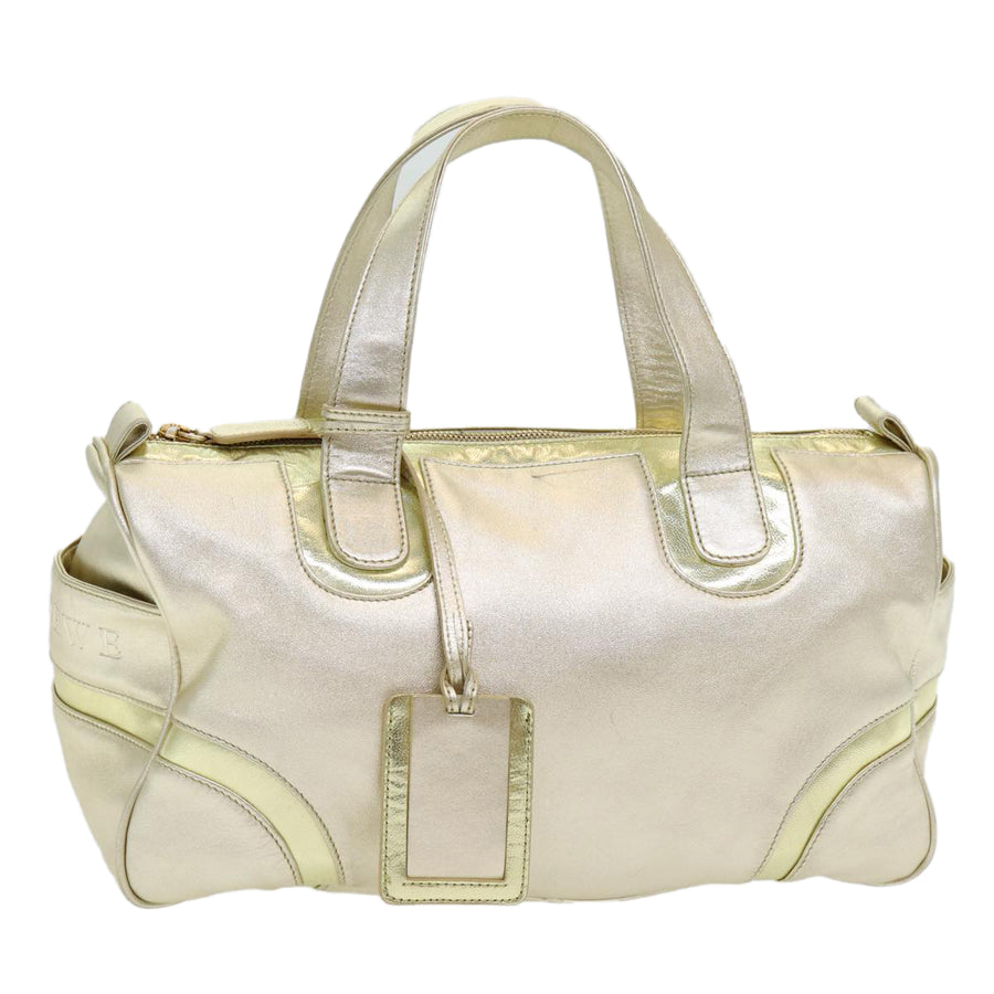 Loewe Gold Leather Handbag