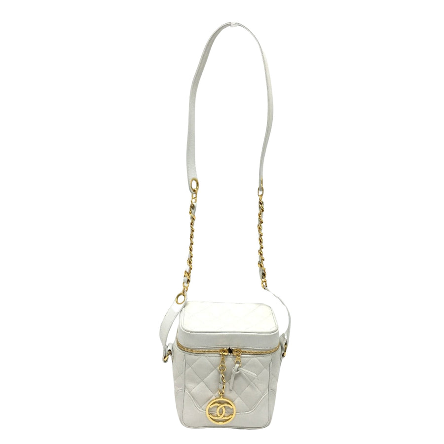Chanel Vintage Quilted Leather Box Bag