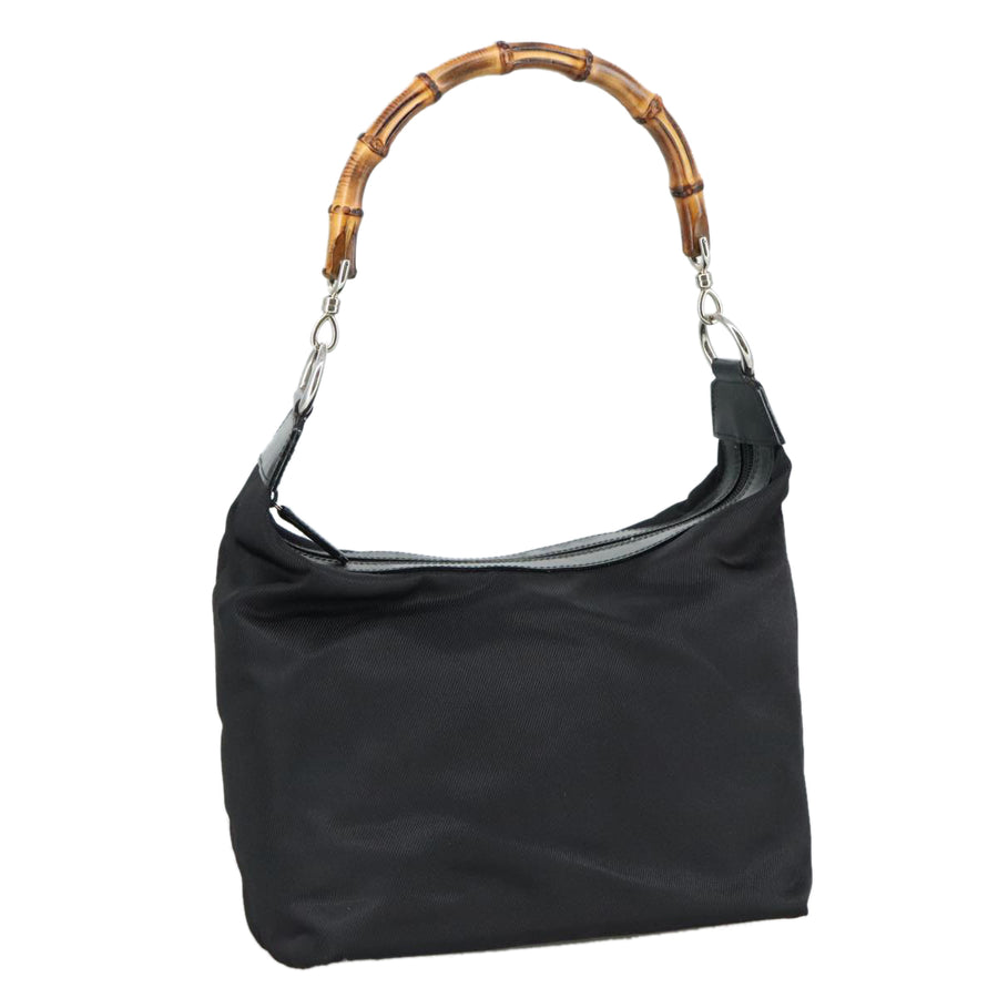Gucci Bamboo Shopper Black Nylon