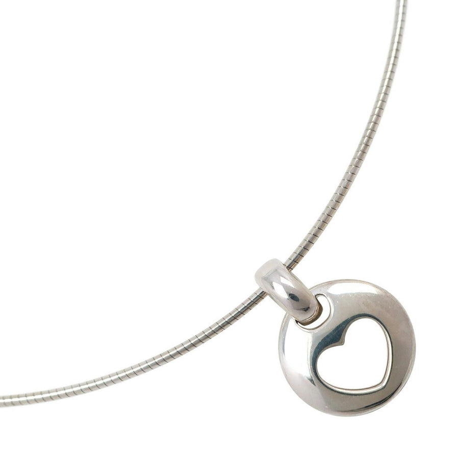 Tiffany & Co. Heart Pendant Necklace Silver