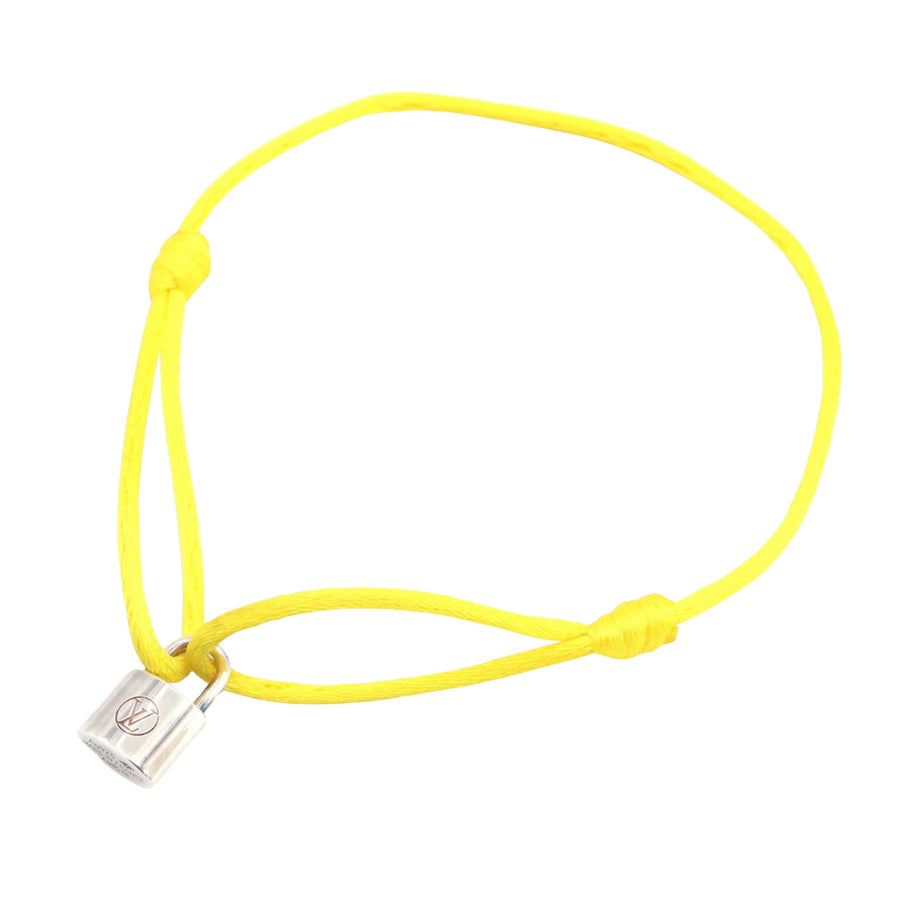 Louis Vuitton Lock Bracelet Yellow Cord