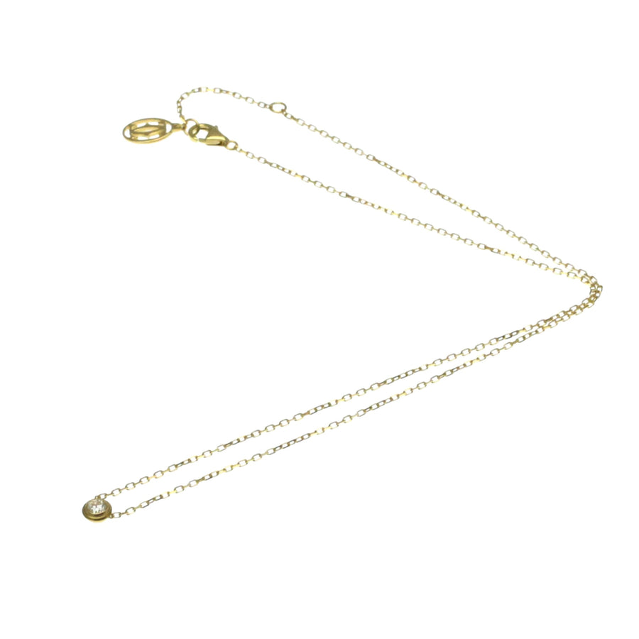 Cartier Mini Love Necklace Yellow Gold