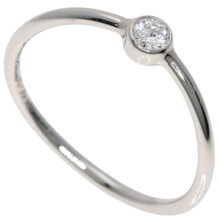 Tiffany & Co. Bezet Ring 1837 Platinum