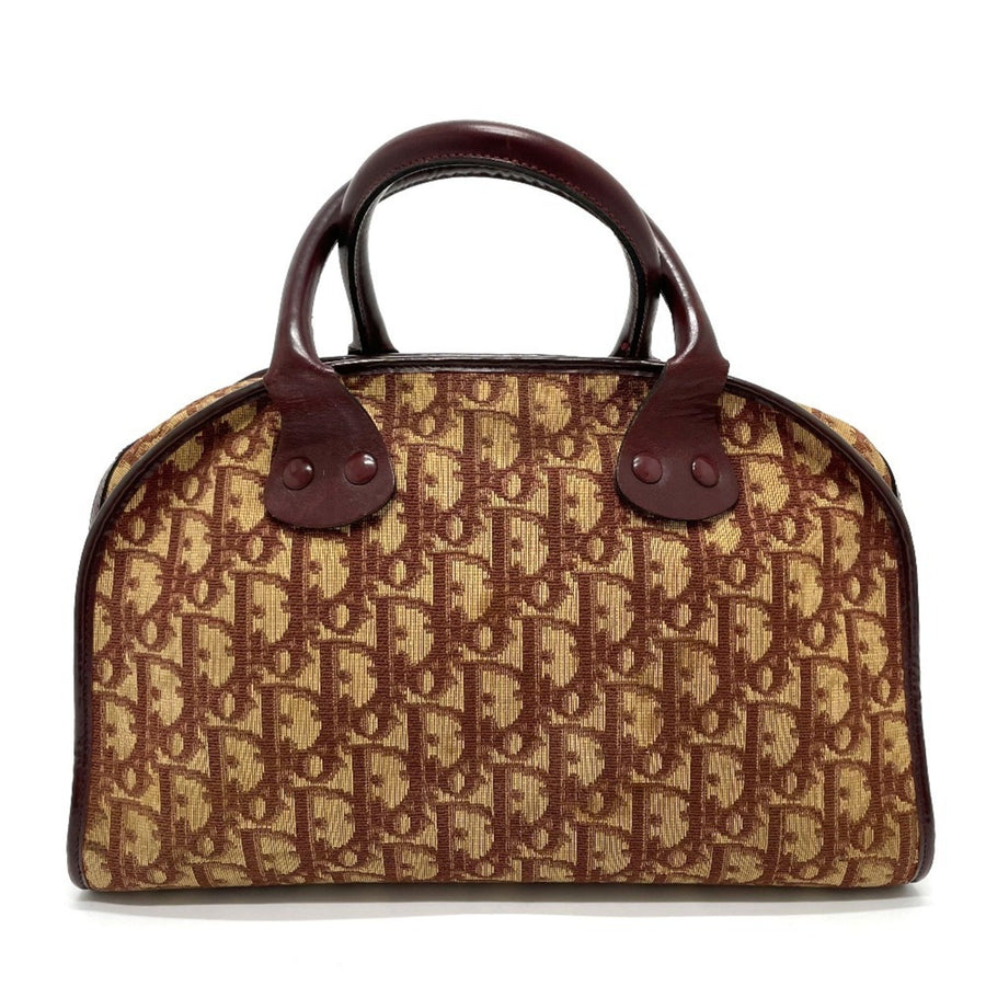 Dior Diorissimo Handbag Brown Canvas