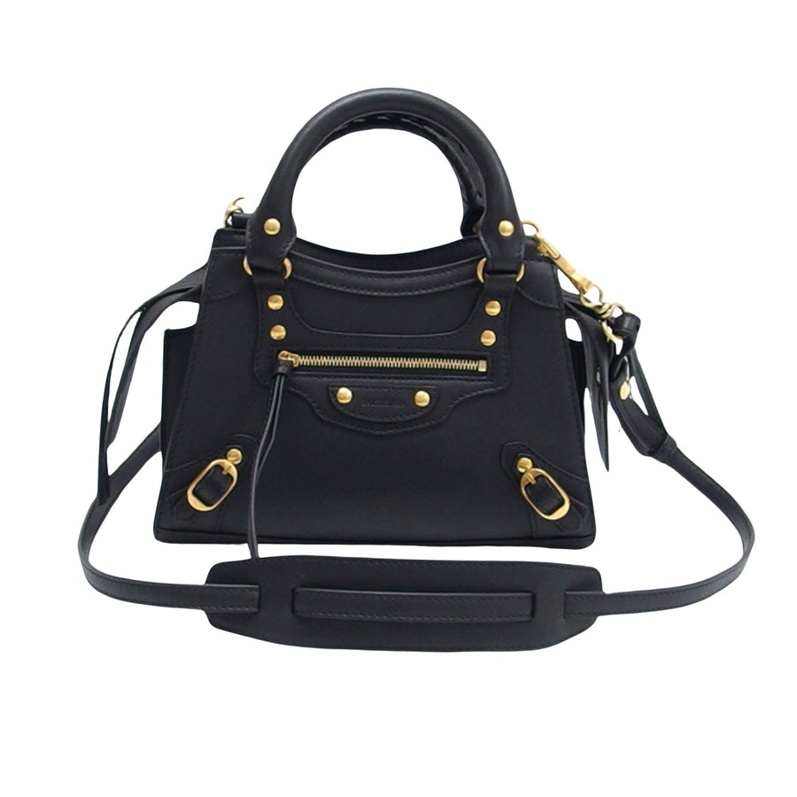 Balenciaga Neo Classic Mini City Bag Black Lambskin