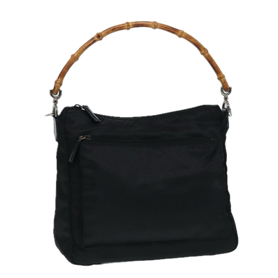 Gucci Bamboo Shopper Black Nylon