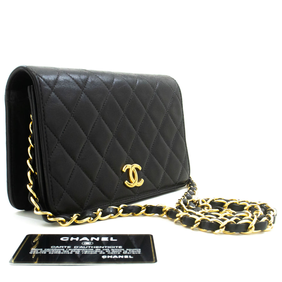 Chanel Classic Wallet on Chain Black Quilted Lambskin