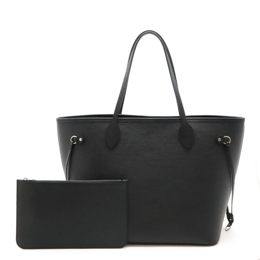 Louis Vuitton Neverfull MM Tote Black Leather