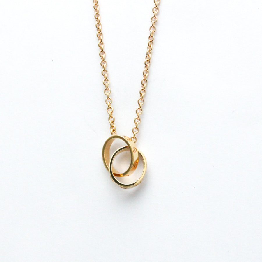 Cartier Love Necklace Interlocking Rings