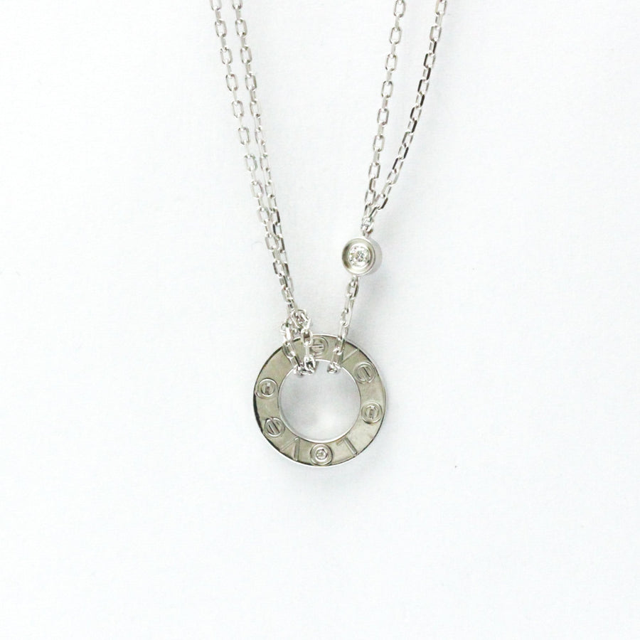 Cartier Love Necklace Circle Pendant