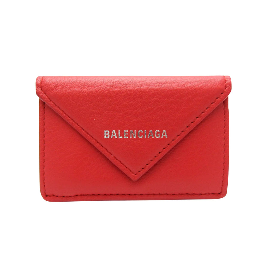 Balenciaga Cash Mini Wallet Envelope Red