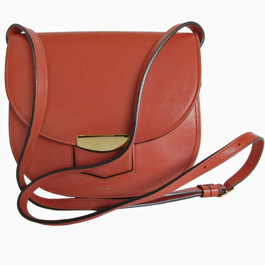 Celine Trapeze Leather Shoulder Bag