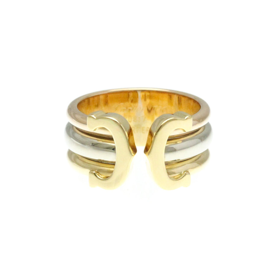 Cartier Tricolor Gold C de Cartier Ring