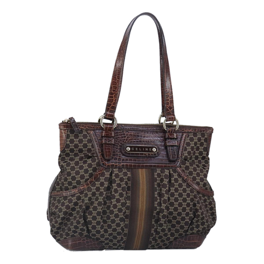 Celine Cline Tote Bag Brown Monogram