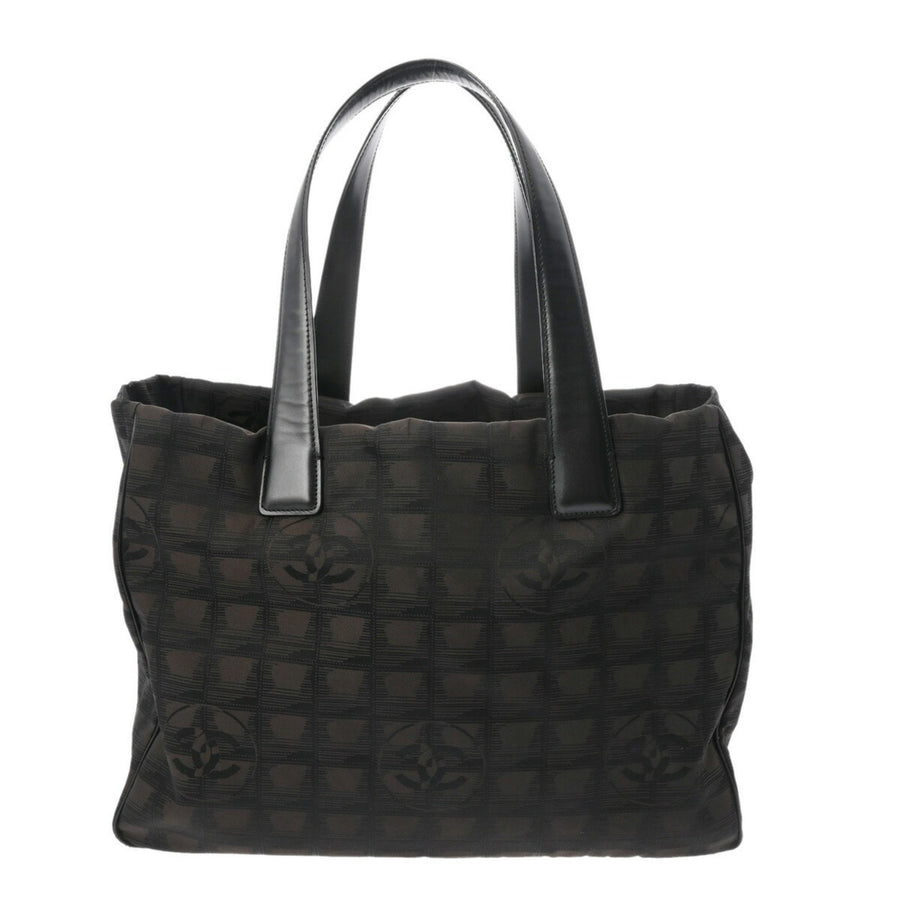 Chanel hopping Tote Black Grid tyle