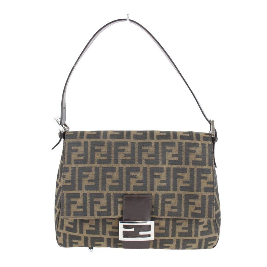 Fendi Baguette FF Zucca Shoulder Bag