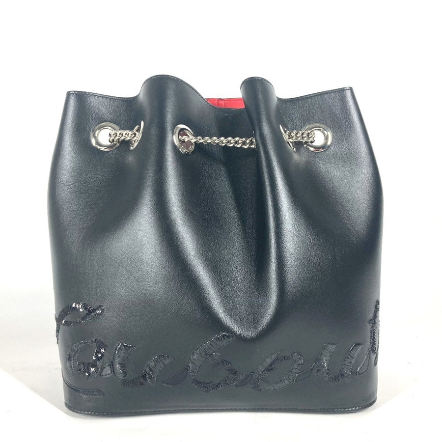 Christian Louboutin Paloma Small Bucket BagBlack Sequins