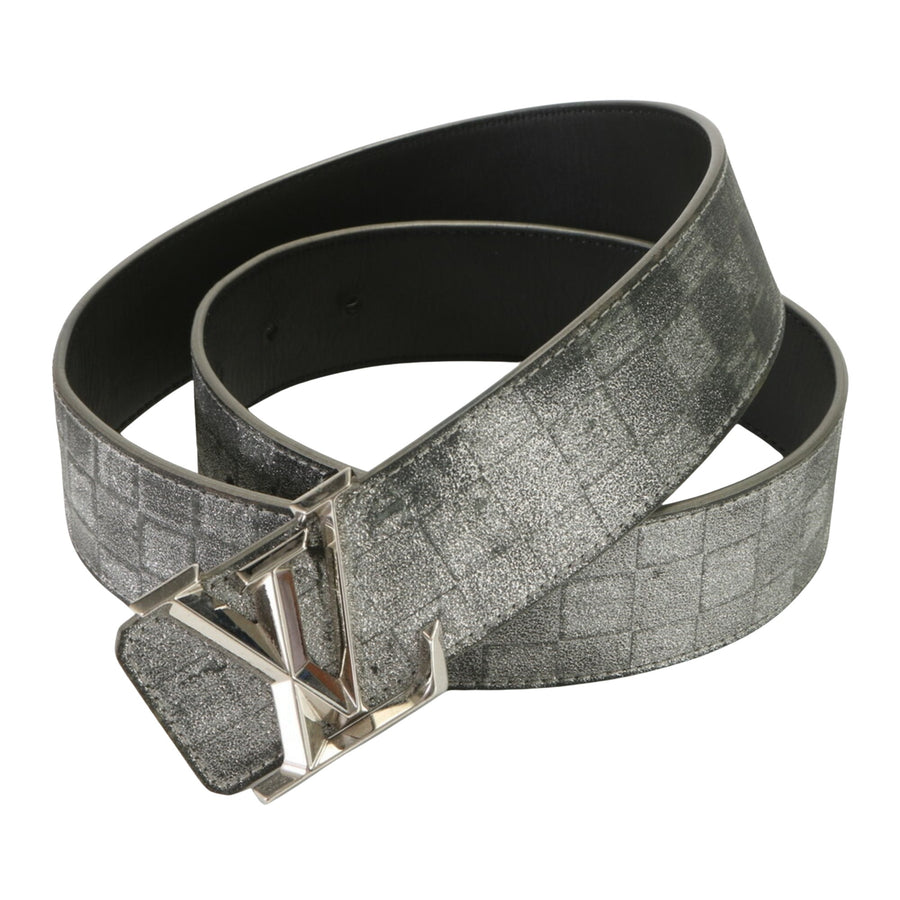Louis Vuitton LV Initials 40MM Belt Grey Leather