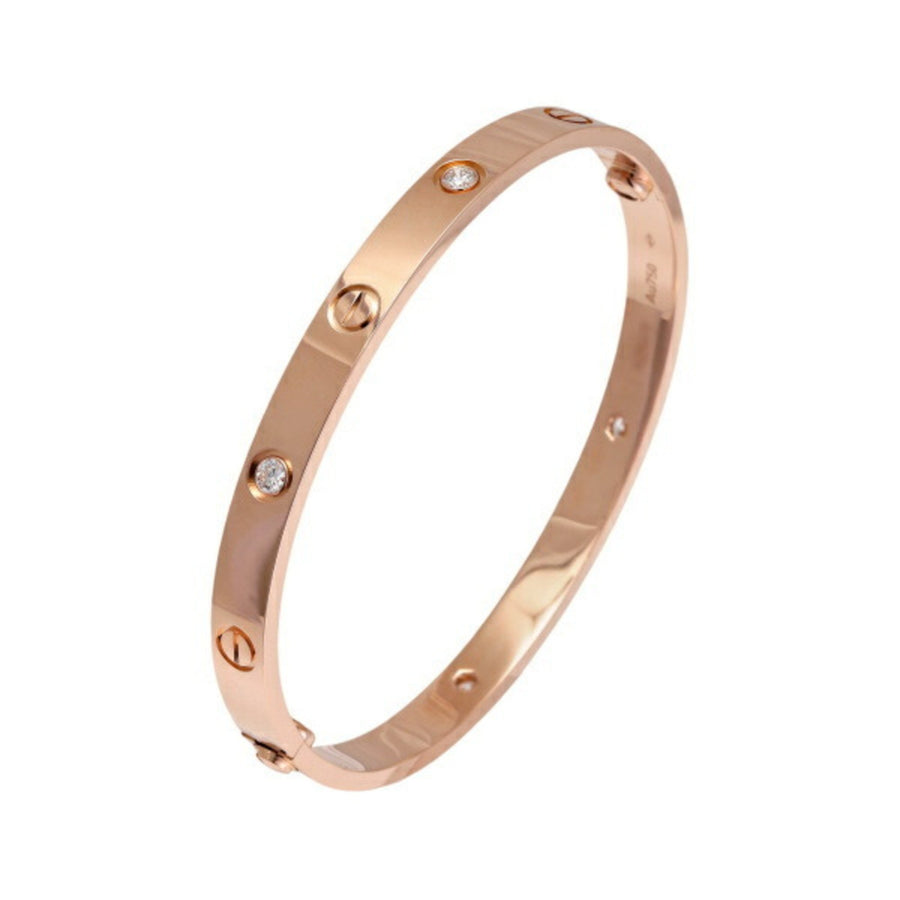 Cartier Love Bracelet Rose Gold Diamond