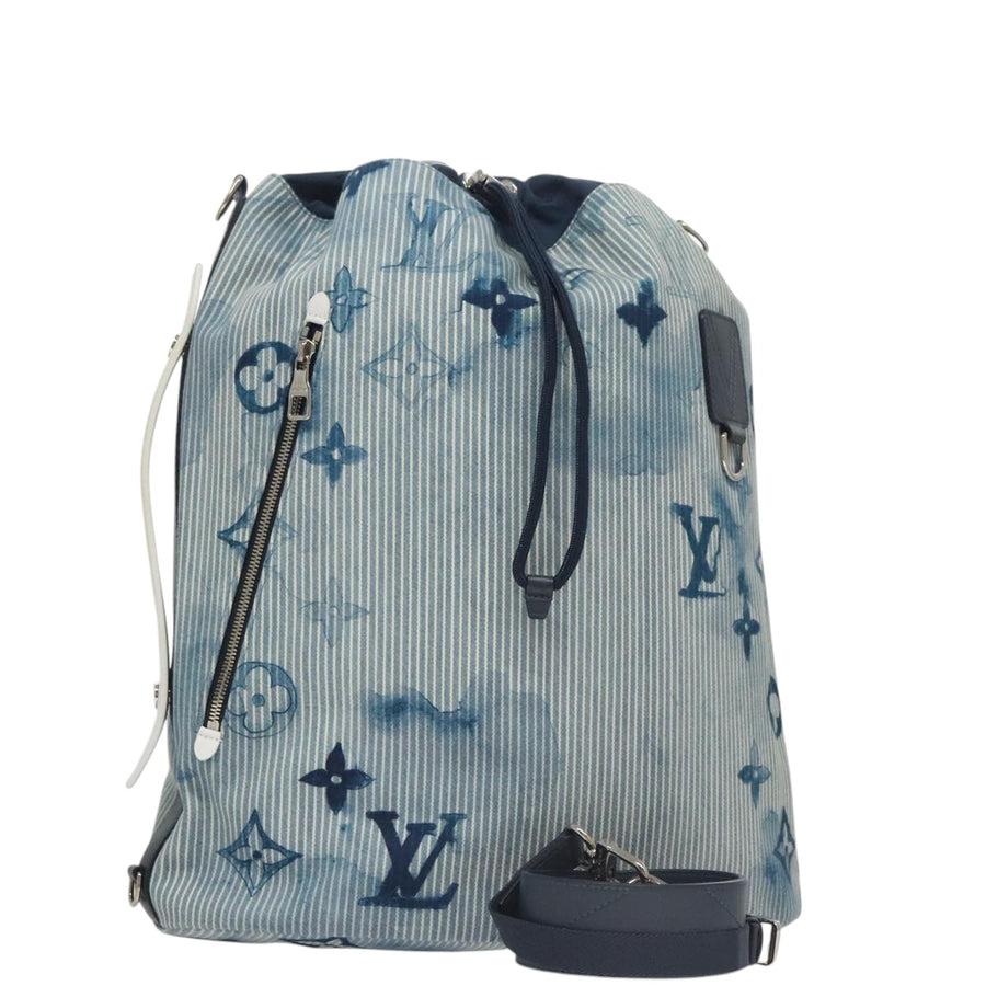 Louis Vuitton Keepall Bandoulire 50 Monogram Eclipse Denim