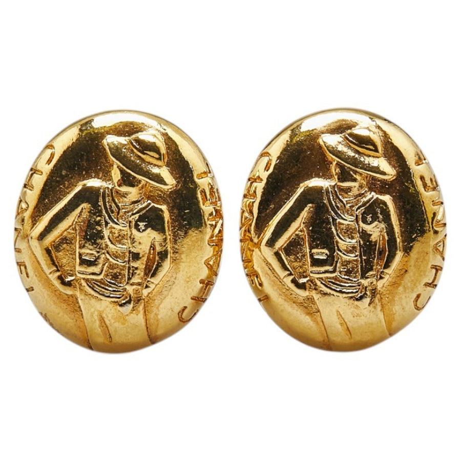Chanel Vintage Cowboy Earrings