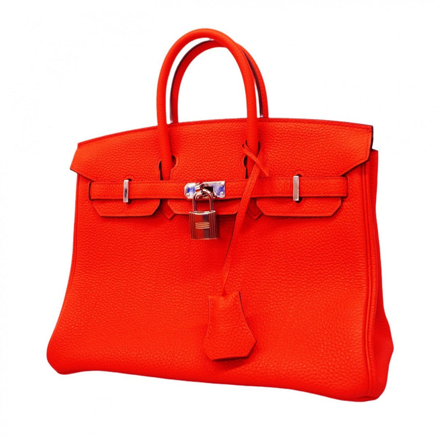 Hermes Birkin 30cm Handbag Red Leather