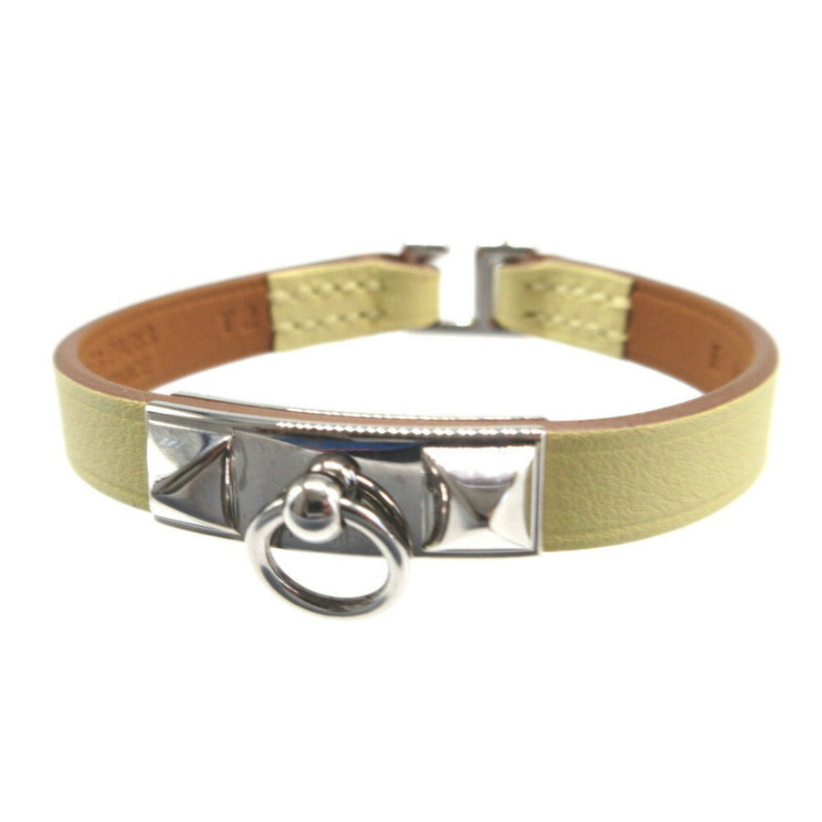 Hermes Chaine dAncre bracelet Lime Leather