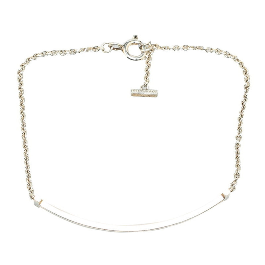 Tiffany & Co. Curved Bar Bracelet Sterling Silver