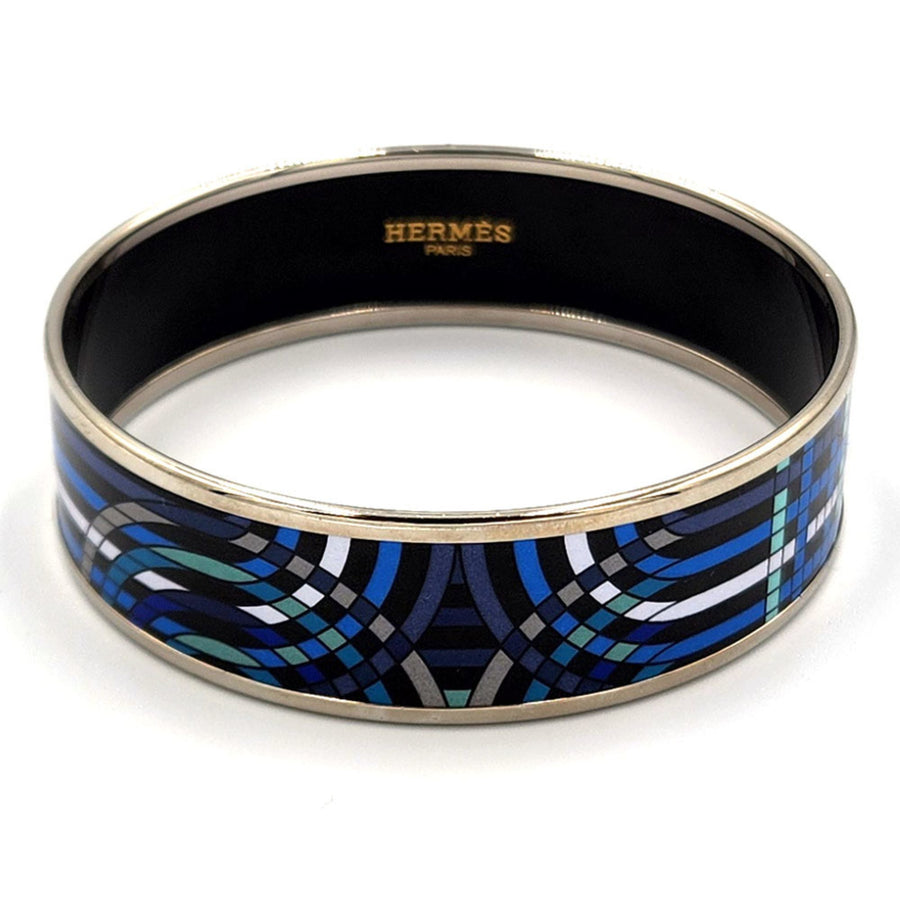 Hermes Collier de Chien Enamel Bracelet