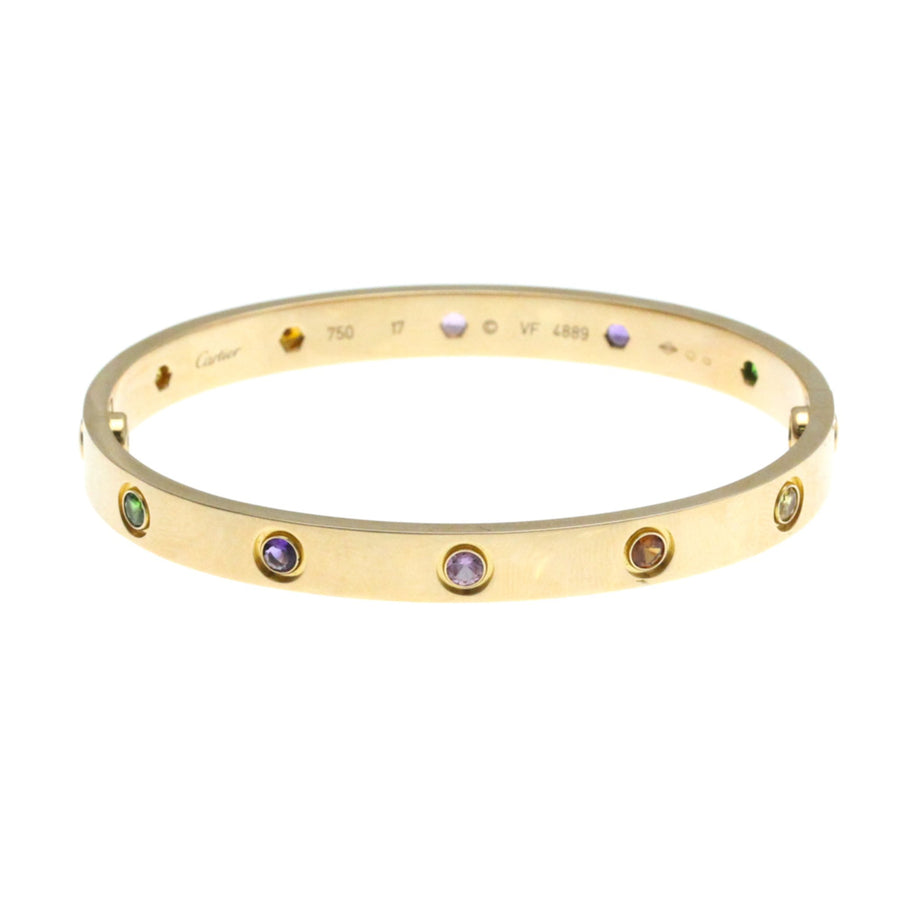 Cartier Love Bracelet MultiGemstone 18K