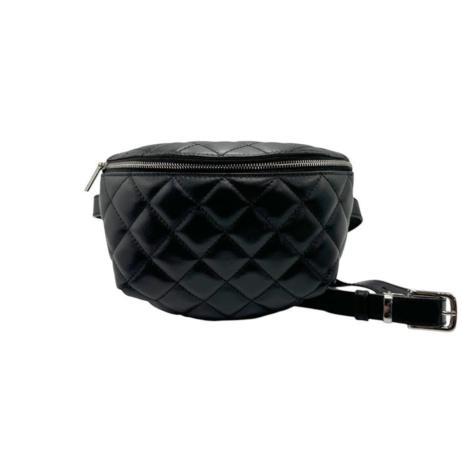 Chanel quilted leather belt bag