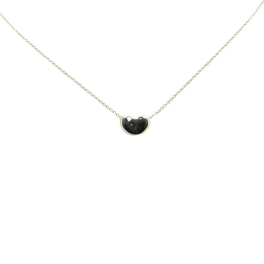 Tiffany & Co. Bean Pendant Necklace Sterling Silver