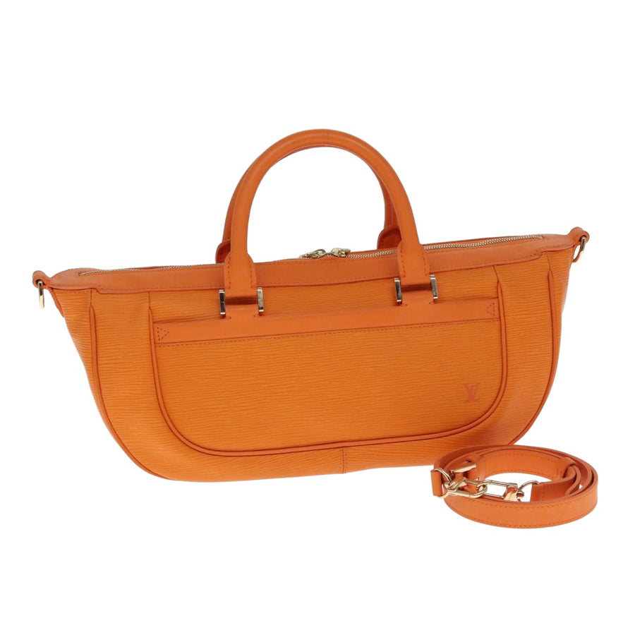 Louis Vuitton Capucines Mini Handbag Orange Leather