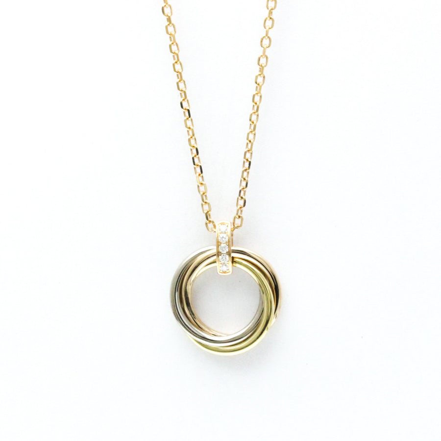 Cartier Trinity Necklace Trigold Design