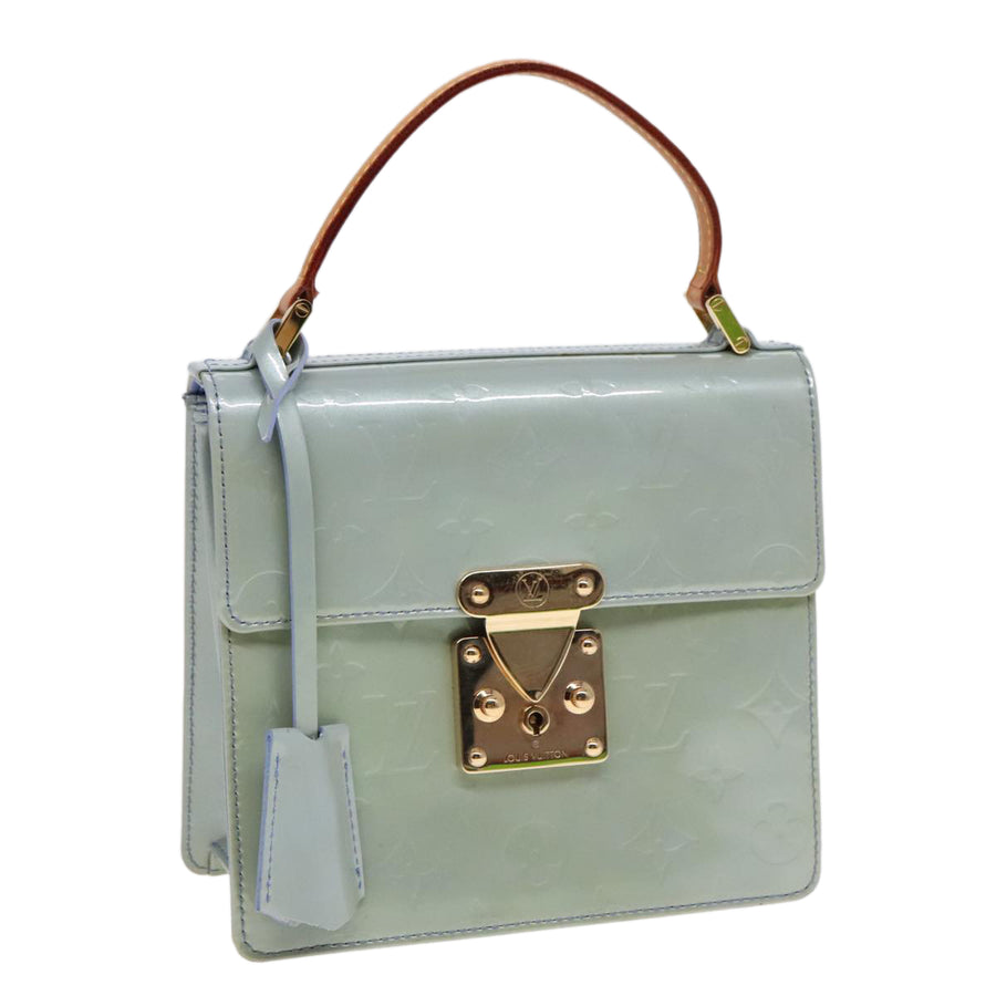 Louis Vuitton Monogram Vernis Lockit Handbag Celadon